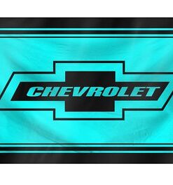 Chevrolet Blue Logo Flag 3X5 Ft Polyester Banner USA 90x150cm