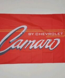 Chevrolet Camaro Red Flag 3X5 Ft Polyester Banner USA 90x150cm