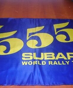 Subaru Blue 555 Car Flag 3X5 Ft Polyester Banner USA 90x150cm