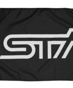 Subaru STI Logo Official Flag 3X5 Ft Polyester Banner USA 90x150cm