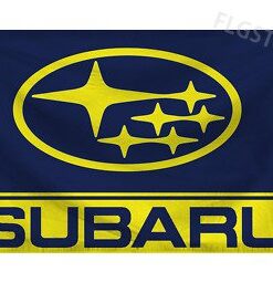Subaru WRX Racing Blue Flag 3X5 Ft Polyester Banner USA 90x150cm
