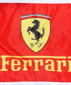 Ferrari Flag Red 3X5 Ft Polyester Banner USA 90x150cm