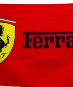Ferrari Flag Red Yellow 3X5 Ft Polyester Banner USA 90x150cm