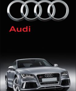 Audi Flag Vertical 3X5 Ft Polyester Banner USA 90x150cm