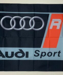 Audi Sport RS Flag 3X5 Ft Polyester Banner USA 90x150cm