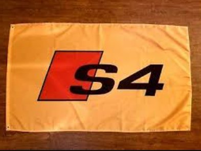 Audi Sport S4 Yellow Flag 3X5 Ft Polyester Banner USA 90x150cm