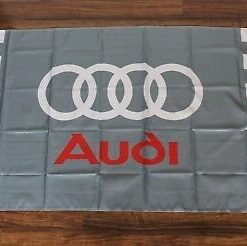 Audi Quattro German Flag 3X5 Ft Polyester Banner USA 90x150cm