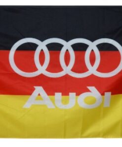 Audi Quattro German Car Flag 3X5 Ft Polyester Banner USA 90x150cm