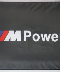 BMW M Power Flag 3X5 Ft Polyester Banner USA 90x150cm