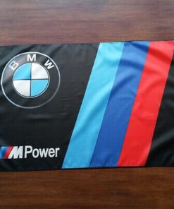 BMW Motorsport M Power Flag 3X5 Ft Polyester Banner USA 90x150cm