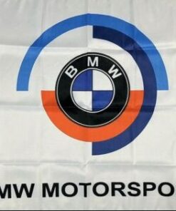 BMW Motorsport M Flag 3X5 Ft Polyester Banner USA 90x150cm