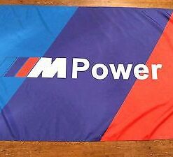 BMW M Series Car Racing Blue Red Flag 3X5 Ft Polyester Banner USA 90x150cm