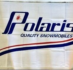 Polaris RZR Racing White Flag 3X5 Ft Polyester Banner USA 90x150cm