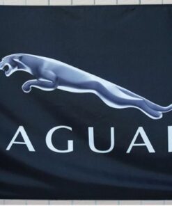 Jaguar Black Flag 3X5 Ft Polyester Banner USA 90x150cm