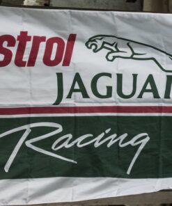 Jaguar Racing Sport Castrol Flag 3X5 Ft Polyester Banner USA 90x150cm