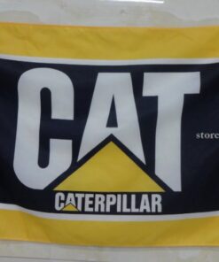 Caterpillar Racing Flag Man Cave 3X5 Ft Polyester Banner USA 90x150cm