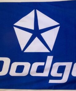 Dodge Flag with Pentastar Logo 3X5 Ft Polyester Banner USA 90x150cm
