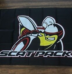 Dodge Scatpack Yellow Flag 3X5 Ft Polyester Banner USA 90x150cm