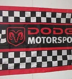 Dodge Motosports Car Flag 3X5 Ft Polyester Banner USA 90x150cm
