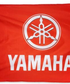 Yamaha Racing Red Flag 3X5 Ft Polyester Banner USA 90x150cm