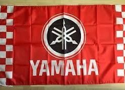 Yamaha Red Logo Flag 3X5 Ft Polyester Banner USA 90x150cm