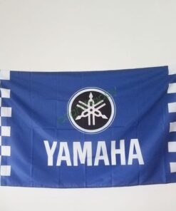 Yamaha Blue Logo Flag 3X5 Ft Polyester Banner USA 90x150cm