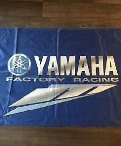 Yamaha Factory Racing Flag 3X5 Ft Polyester Banner USA 90x150cm