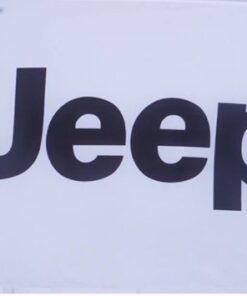 Jeep White Flag 3X5 Ft Polyester Banner USA 90x150cm