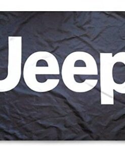 Jeep Black Flag 3X5 Ft Polyester Banner USA 90x150cm