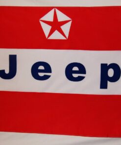 Jeep Red White And Blue Flag 3X5 Ft Polyester Banner USA 90x150cm