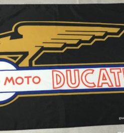 Ducati Moto Flag 3X5 Ft Polyester Banner USA 90x150cm