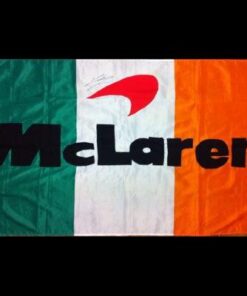 Mclaren Flag Blue White Orange 3X5 Ft Polyester Banner USA 90x150cm