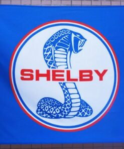 Ford Shelby Cobra Flag Blue 3X5 Ft Polyester Banner USA 90x150cm