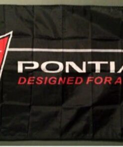 Pontiac Flag Black 3X5 Ft Polyester Banner USA 90x150cm