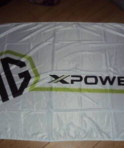 MG Flag White 3X5 Ft Polyester Banner USA 90x150cm