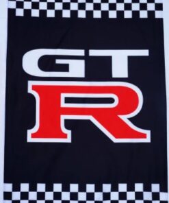 Nissan GTR Flag Vertical 3X5 Ft Polyester Banner USA 90x150cm