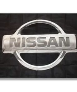 Nissan Car Flag Black 3X5 Ft Polyester Banner USA 90x150cm