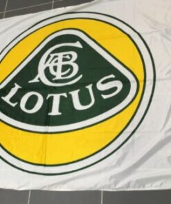 Lotus Automotive Flag White 3X5 Ft Polyester Banner USA 90x150cm