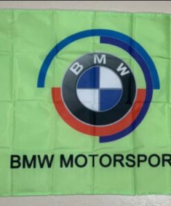 BMW Motorsport Flag Green 3X5 Ft Polyester Banner USA 90x150cm