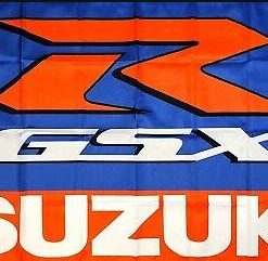 Suzuki Racing Team Flag Blue Red 3X5 Ft Polyester Banner USA 90x150cm