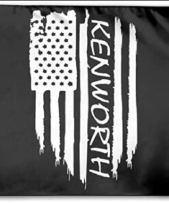 Kenworth Flag Black 3X5 Ft Polyester Banner USA 90x150cm