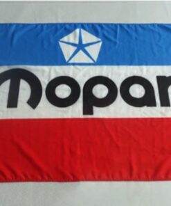 Mopa Racing Flag Blue White Red 3X5 Ft Polyester Banner USA 90x150cm
