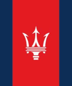 Maserati Racing Flag Blue Red 3X5 Ft Polyester Banner USA 90x150cm