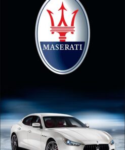 Maserati Flag Car Racing Vertical Black 3X5 Ft Polyester Banner USA 90x150cm