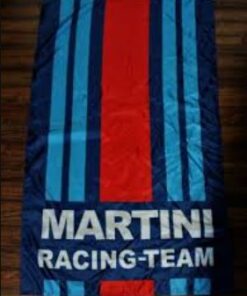 Martini Racing Team Blue Flag Vertical 3X5 Ft Polyester Banner USA 90x150cm