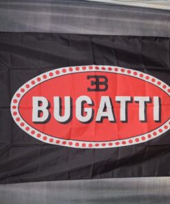 Bugatti Car Automotive Flag 3X5 Ft Polyester Banner USA 90x150cm