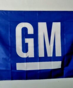 GM Motors Flag 3X5 Ft Polyester Banner USA 90x150cm