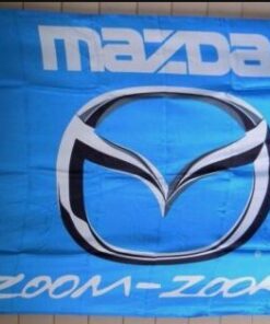 Mazda Zoom Flag Blue 3X5 Ft Polyester Banner USA 90x150cm