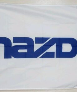 Mazda Flag White 3X5 Ft Polyester Banner USA 90x150cm