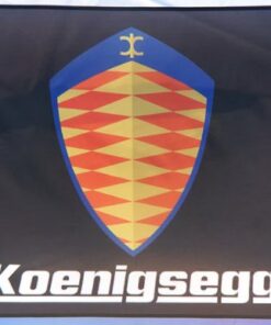Koenigsegg Flag 3X5 Ft Polyester Banner USA 90x150cm